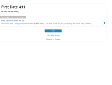 Tablet Screenshot of firstdate411.blogspot.com