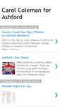 Mobile Screenshot of carolcolemanforashford.blogspot.com