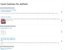 Tablet Screenshot of carolcolemanforashford.blogspot.com