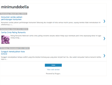 Tablet Screenshot of minimundobella.blogspot.com