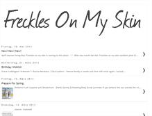 Tablet Screenshot of frecklesonmyskin.blogspot.com