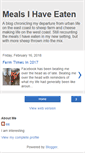 Mobile Screenshot of mealsihaveeaten.blogspot.com