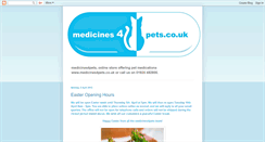 Desktop Screenshot of medicines4pets.blogspot.com