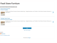 Tablet Screenshot of fossilstoneexclusivedesign.blogspot.com