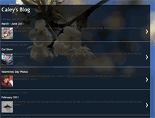 Tablet Screenshot of caleybonneau.blogspot.com