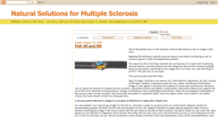 Desktop Screenshot of naturalmultiplesclerosis.blogspot.com