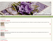 Tablet Screenshot of annamaria-radzyn.blogspot.com