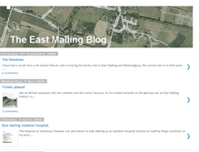 Tablet Screenshot of eastmallingvillage.blogspot.com