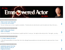 Tablet Screenshot of empoweredactor.blogspot.com