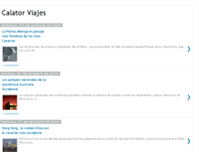 Tablet Screenshot of calator-viajes.blogspot.com