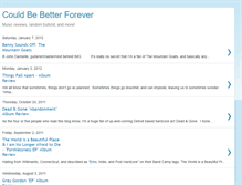 Tablet Screenshot of couldbebetterforever.blogspot.com