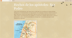 Desktop Screenshot of hechosdelosapostoles-sanpedro.blogspot.com