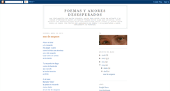 Desktop Screenshot of poemas-amores-desesperados.blogspot.com