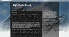 Desktop Screenshot of homemadesalsa.blogspot.com