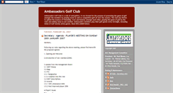 Desktop Screenshot of ambassadorsgc.blogspot.com