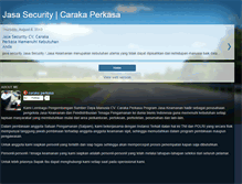 Tablet Screenshot of jasasecuritycarakaperkasa.blogspot.com