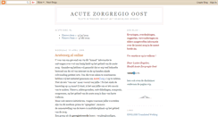 Desktop Screenshot of acutezorgregiooost.blogspot.com
