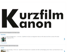 Tablet Screenshot of kurzfilmkanon.blogspot.com