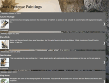 Tablet Screenshot of darkpretense.blogspot.com
