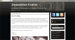 Desktop Screenshot of demolition-exeter.blogspot.com