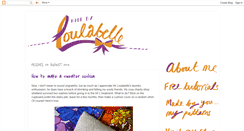 Desktop Screenshot of madebyloulabelle.blogspot.com