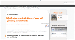 Desktop Screenshot of helpintimeofneed.blogspot.com