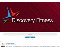 Tablet Screenshot of discoveryfitness.blogspot.com