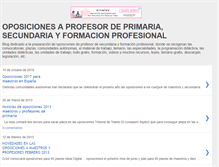 Tablet Screenshot of oposiciones-fp-secundaria.blogspot.com