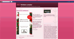 Desktop Screenshot of palateoftheworld.blogspot.com