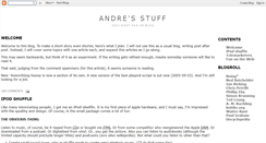 Desktop Screenshot of andrestuff.blogspot.com