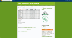 Desktop Screenshot of ligadesportivaaraucaria.blogspot.com