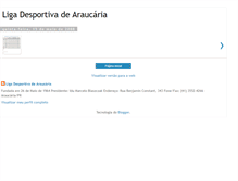 Tablet Screenshot of ligadesportivaaraucaria.blogspot.com