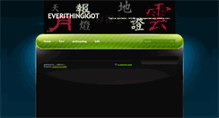 Desktop Screenshot of everithingigot.blogspot.com