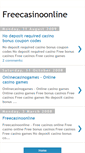 Mobile Screenshot of freecasino-online.blogspot.com