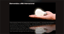 Desktop Screenshot of marketinternacional.blogspot.com