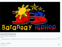 Tablet Screenshot of barangayhiphop.blogspot.com