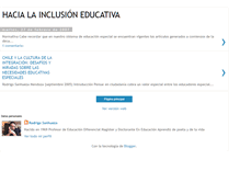 Tablet Screenshot of integracion-inclusion.blogspot.com