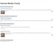 Tablet Screenshot of normanreederfamily.blogspot.com
