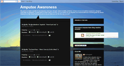 Desktop Screenshot of amputeeawareness.blogspot.com