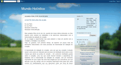 Desktop Screenshot of mundoholstico.blogspot.com