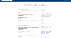 Desktop Screenshot of onthisdateinkorea.blogspot.com