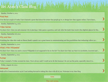 Tablet Screenshot of briannesclassblog.blogspot.com