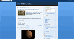 Desktop Screenshot of hotdiscovery.blogspot.com