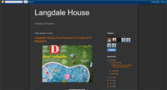 Desktop Screenshot of langdalehouse.blogspot.com