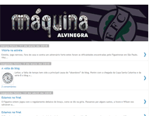 Tablet Screenshot of maquina-alvinegra.blogspot.com