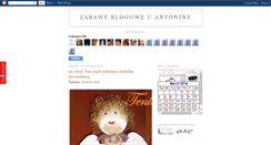 Desktop Screenshot of antonina-zabawyblogowe.blogspot.com