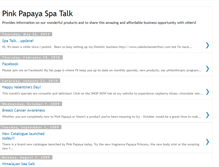 Tablet Screenshot of pinkpapayaspatalk.blogspot.com