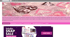 Desktop Screenshot of creatividadyreciclaje.blogspot.com