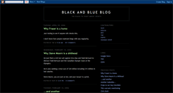 Desktop Screenshot of blackblueblog.blogspot.com