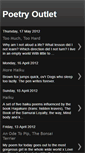 Mobile Screenshot of pagesforpoems.blogspot.com